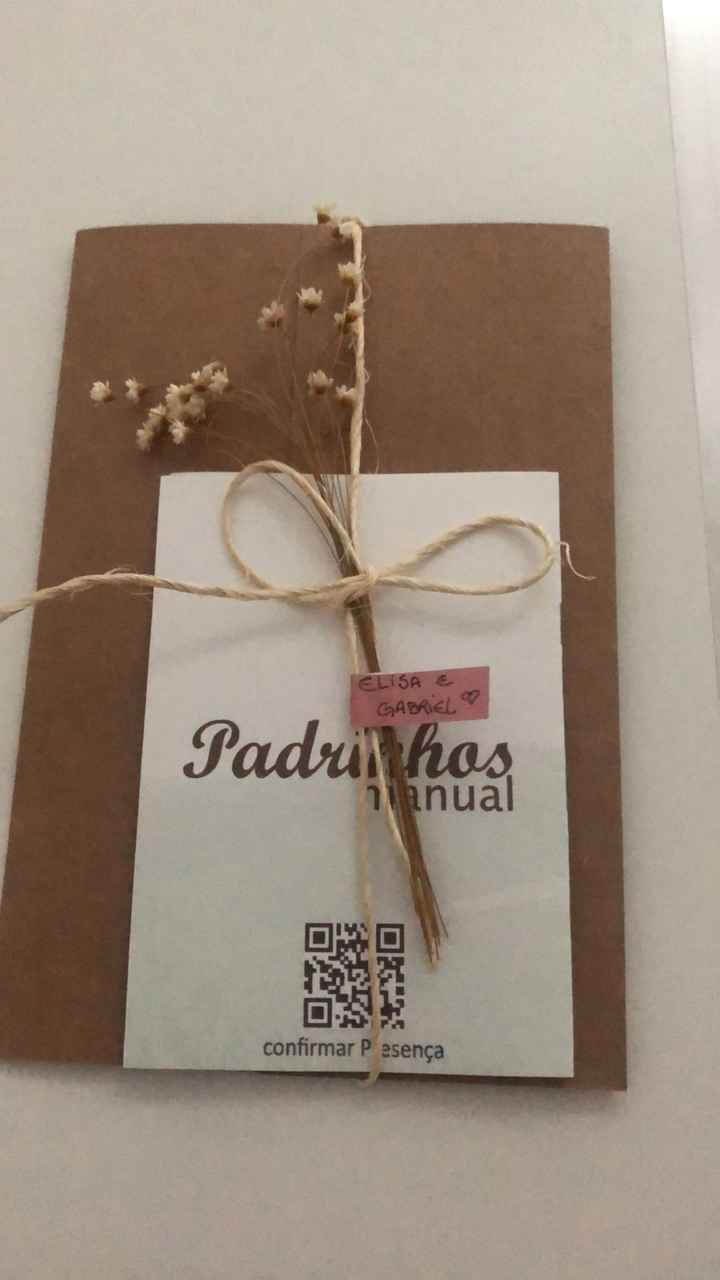 Convites padrinhos e pajens 🥰 - 1