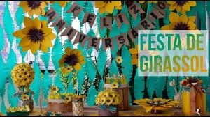 Decoração com Girassol