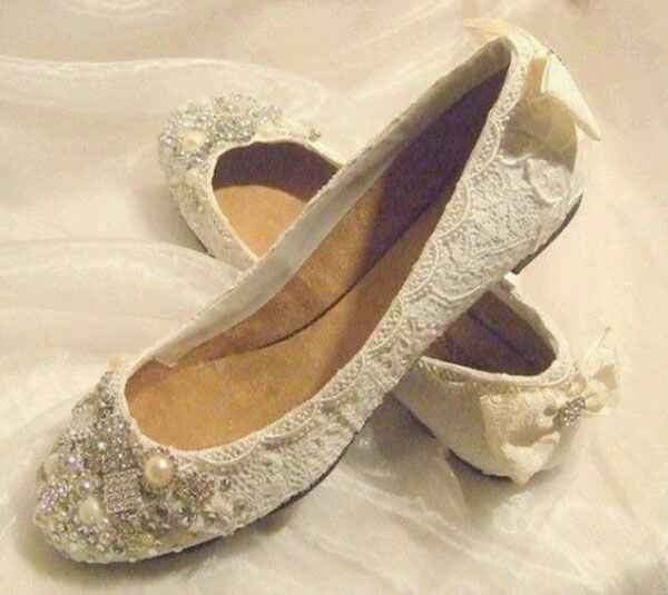 Que tipo de sapatos vcs indicam qdo o noivo é do mesmo tamanho que a noiva? - 3