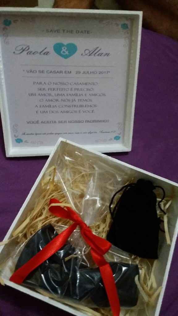 Caixa dos padrinhos diy! #faltam190 - 2