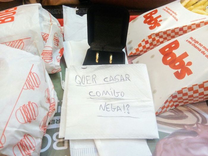 Quando ele pediu sua mão em casamento? - 1