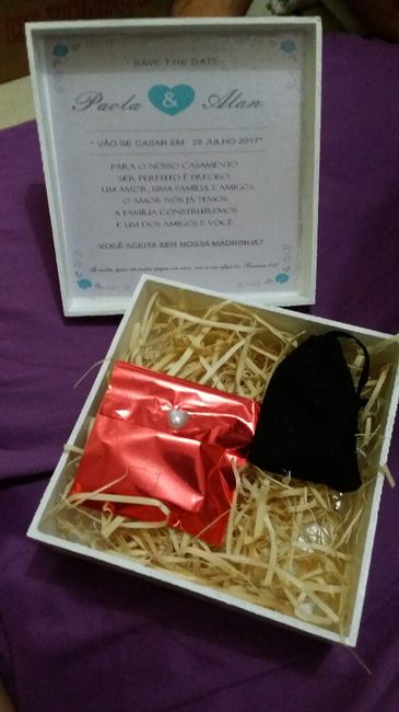Caixa dos padrinhos diy! #faltam190 - 1