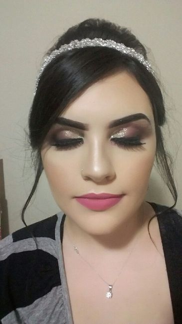 Fiz meu teste de cabelo e make e chorei muitoooo!!! kkkk #31dias - 1