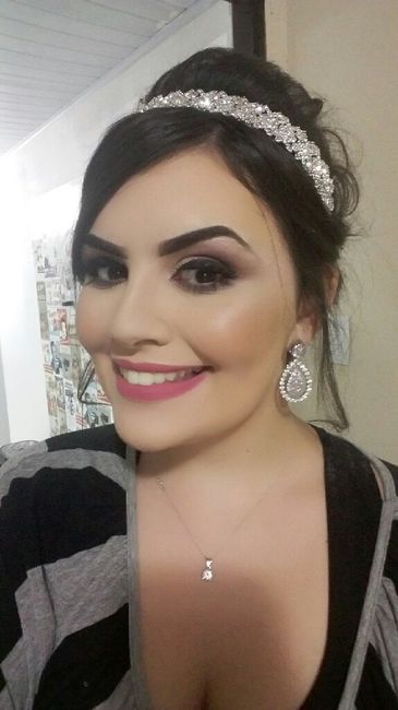 Fiz meu teste de cabelo e make e chorei muitoooo!!! kkkk #31dias - 2