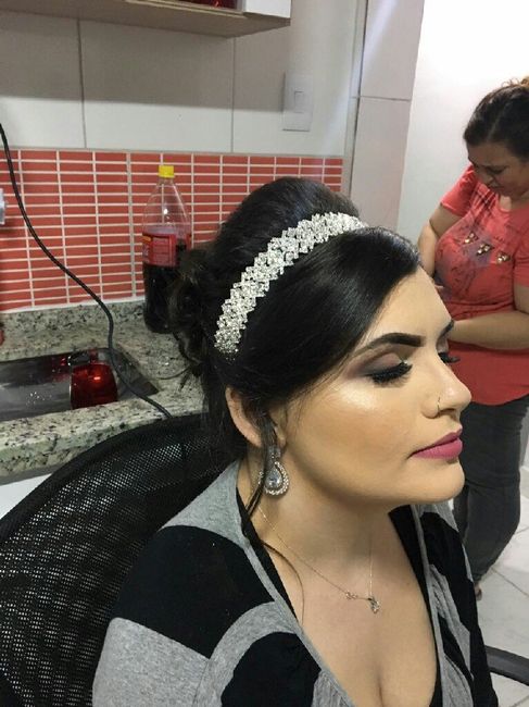 Fiz meu teste de cabelo e make e chorei muitoooo!!! kkkk #31dias - 3