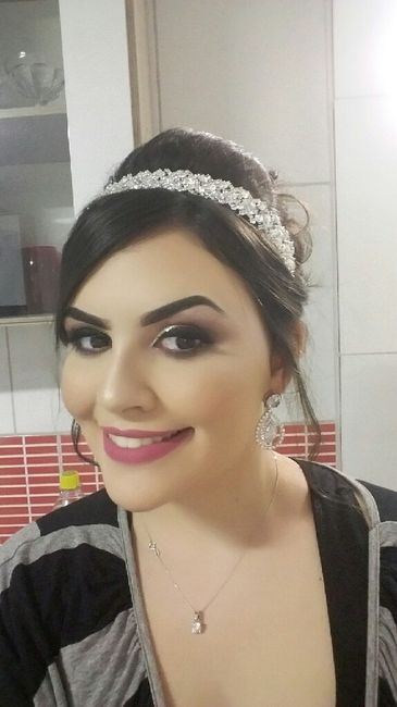 Fiz meu teste de cabelo e make e chorei muitoooo!!! kkkk #31dias - 4