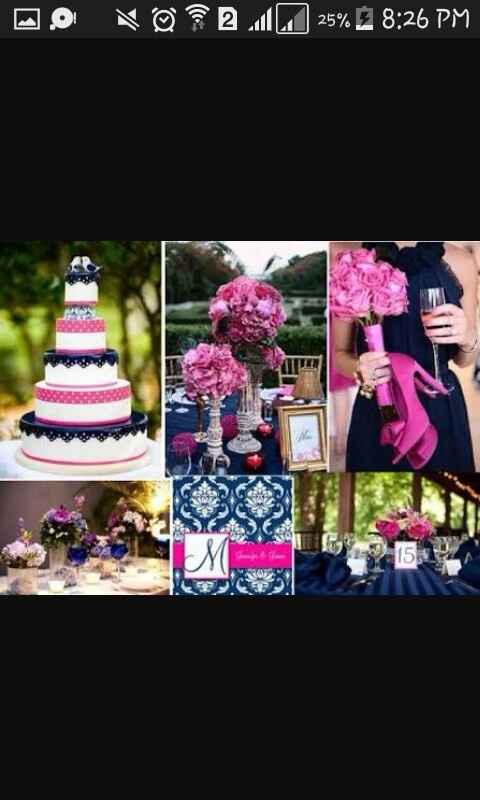 Casamento azul e rosa - 1