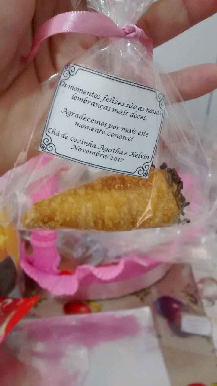Mimo para os convidados: Cone com brigadeiro / beijinho