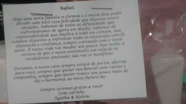recado padrinhos