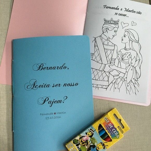 Livro convite para colorir