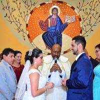 Padre chamou nossos pais para homenagear lá na frente