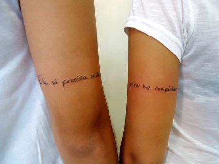 Tattoo com o noiivo 💙 - 1