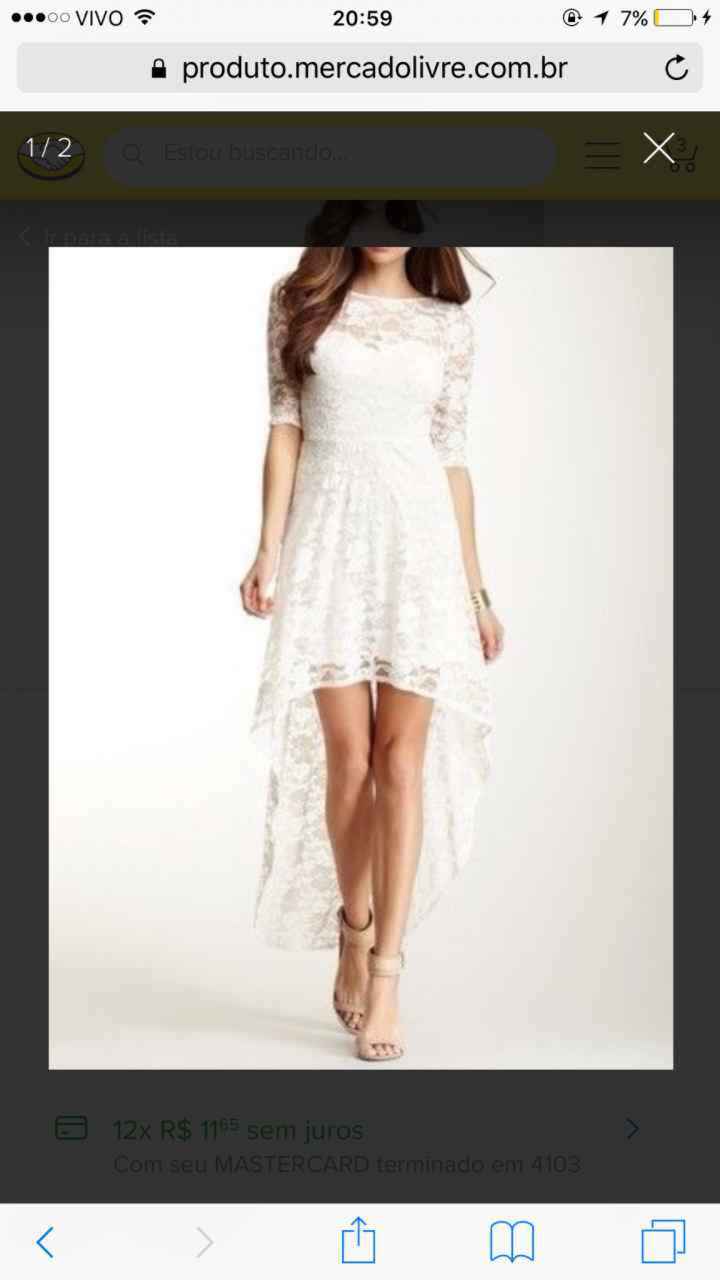 enquete - Qual vestido pra pré wedding escolho? - 1