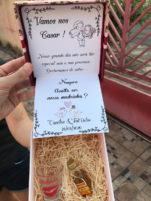 Convite dos padrinhos 😍 - 4
