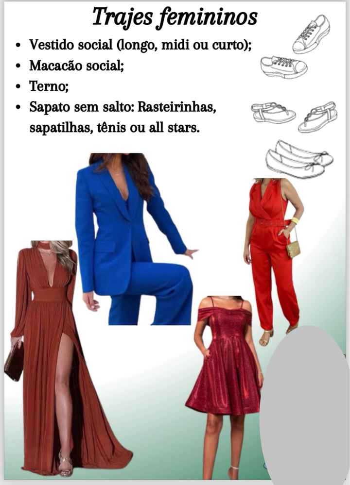 Dress code para convidados - 1
