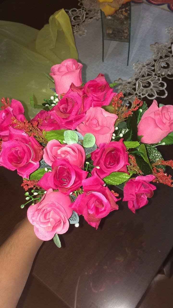 como havia dito, peguei rosa mais claro e um mais escuro e mesclei.