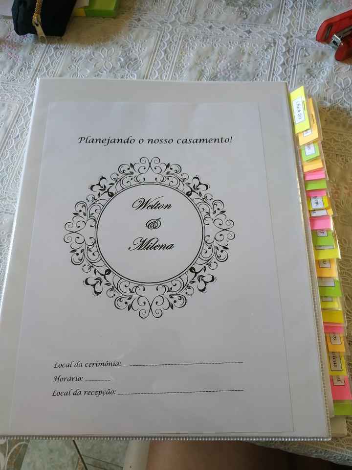 Organizando o casamento - 1