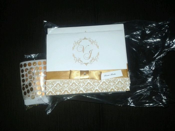 Meus convites chegaram!! - 2