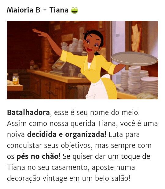 RESULTADO: Que princesa moderna você seria? 1