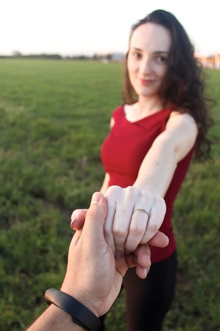 O pedido de casamento na verdade, não foi bem surpresa kkk. Já estávamos planejando várias coisas. C