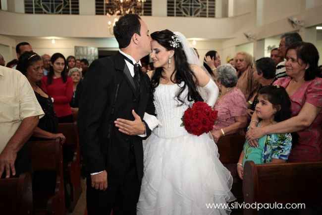 Recebendo a noiva