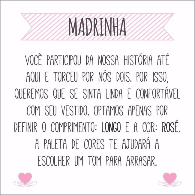 Save the date - Manual dos padrinhos
