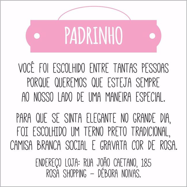 save the date - manual dos padrinhos