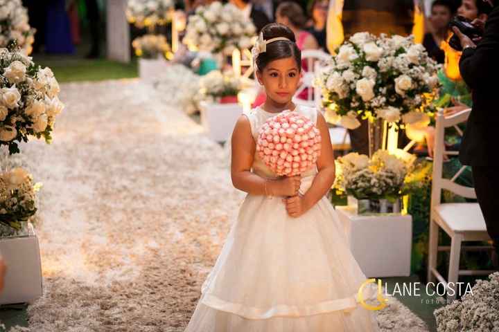 Daminha com boque de doces