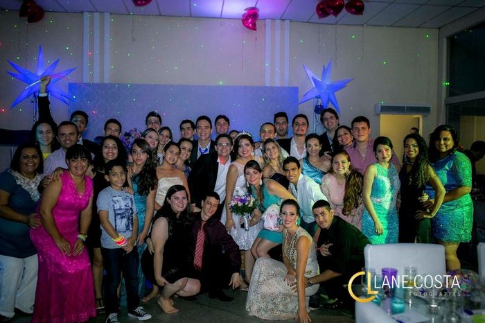 No final, algumas pessoas se reuniram e tiramos essa foto