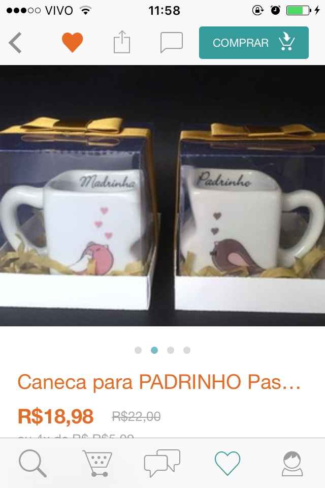 O que dar para meus padrinhos no dia do casamento - 1