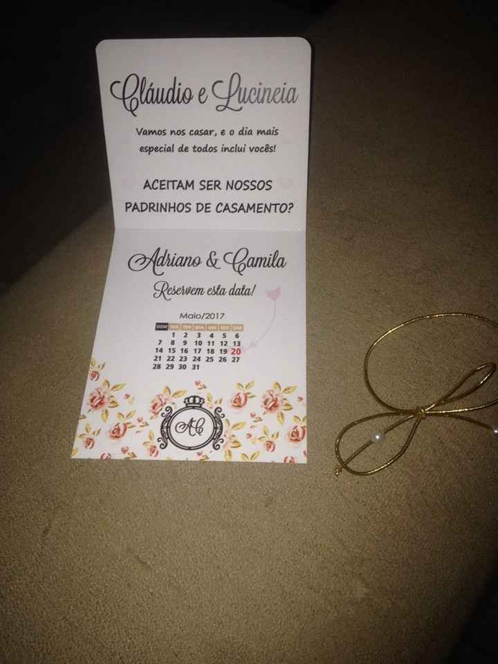Convite dos padrinhos, damas e pajens #vemver - 2