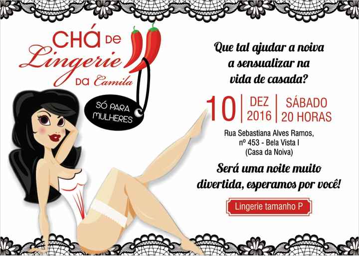 Chá de lingerie - dicas por favor!!! - 1