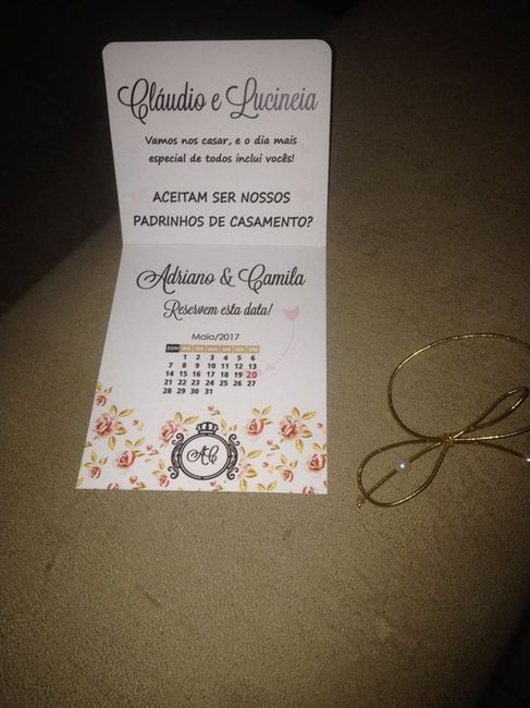 Convite dos padrinhos, damas e pajens #vemver - 2