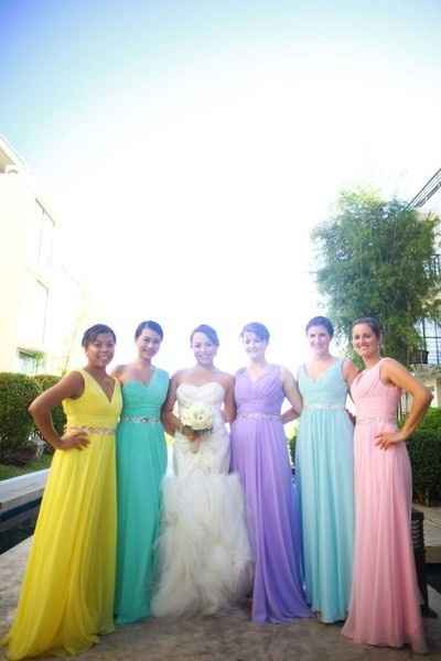 diferentes cores