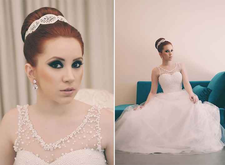 penteado - coque simples