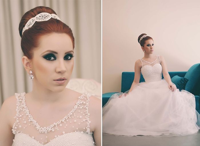 penteado - coque simples