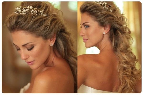 penteado semi preso.