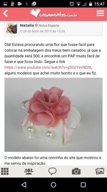 Dica para decorar os bem casados - 1