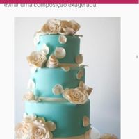 Que tal um bolo azul tiffany? - 2