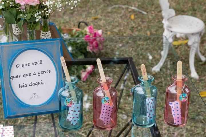 Garrafinhas para cada fase do casamento