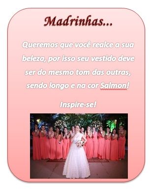 Instruções Madrinhas