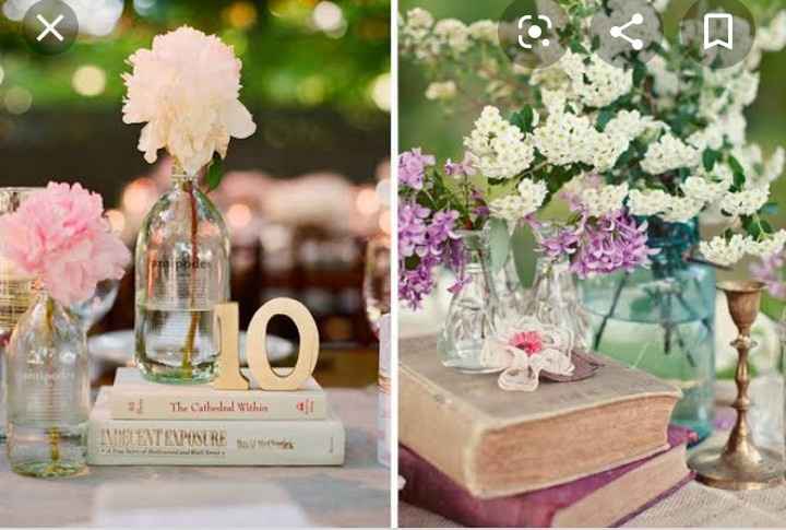 Casamento com decoração livros - 2