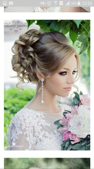 Modelo de cabelo para o dia do casamento. - 3
