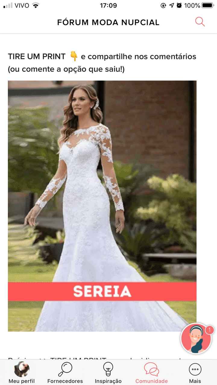 TIRE UM PRINT para decidir o vestido - 1