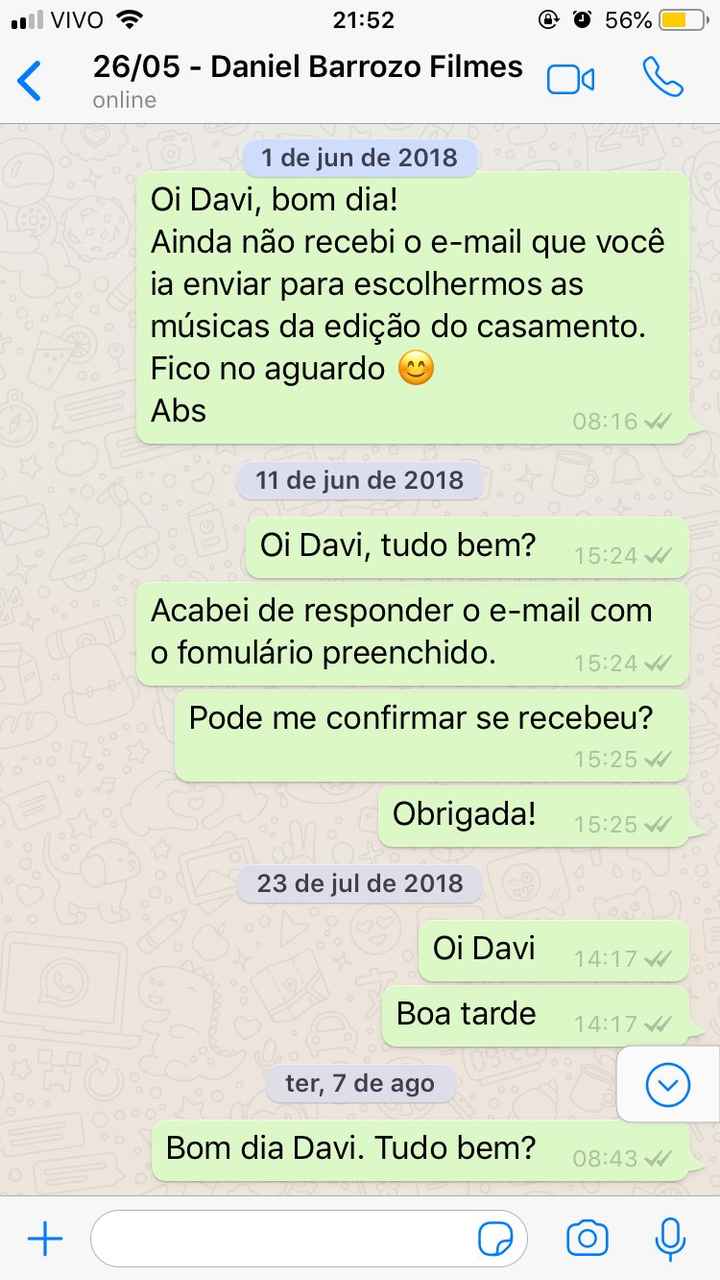 Conversa sem resposta
