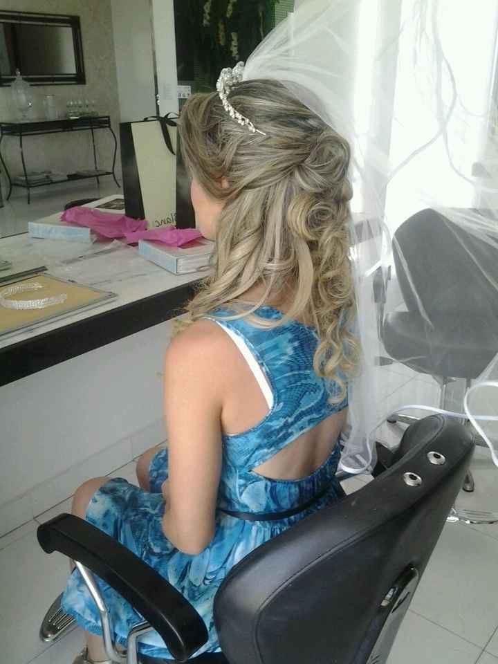 Minha prova de penteado e maike - 3