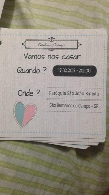 Convite dos padrinhos vem ver - 4