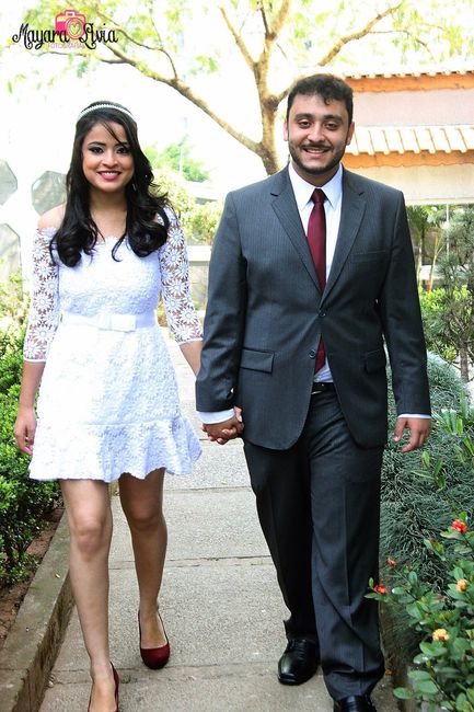 Agora caminhamos juntos por toda a vida.