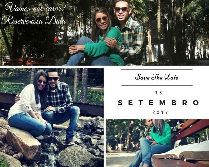 Nosso Save the Date *--*