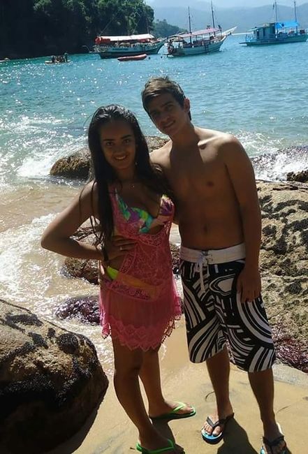 Eu e meu amor na Praia ♥